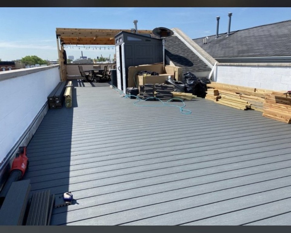 Roof top decking installation and complete roof tear off